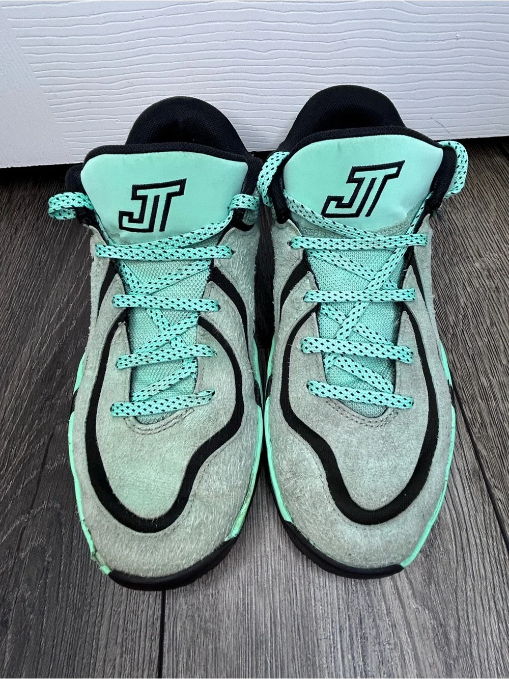 Jordan Tatum 4 Green Glow US 7.5 Basketball Sneakers